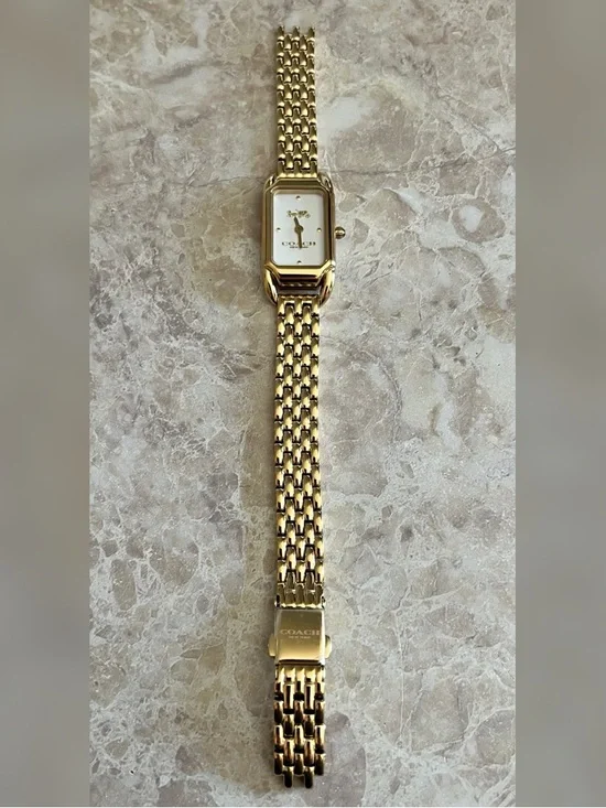 Coach Women's Cadie Quartz Gold-Tone Stainless Steel Watch - Picture 3 of 12